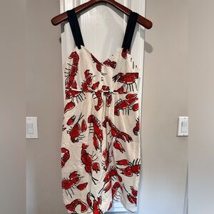 Lobster dress, anthropologie, size 4.